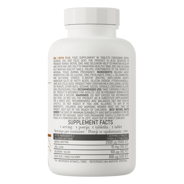 OstroVit-Biotin-Plus-100-tabletti