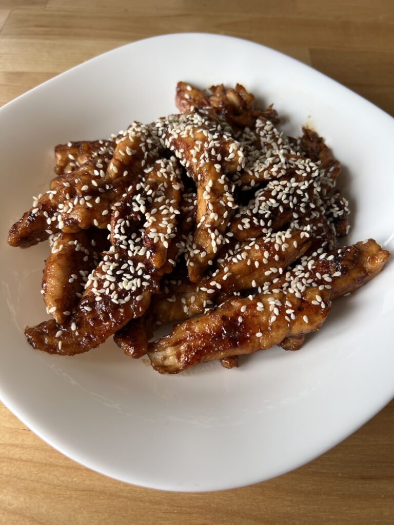 #91 – Kanafilee küüslaugu, -mee ja sojakastmes